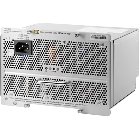 Hpe Hp 5400R 700W Poe+ Zl2 Power Supply Us E J9828A#ABA